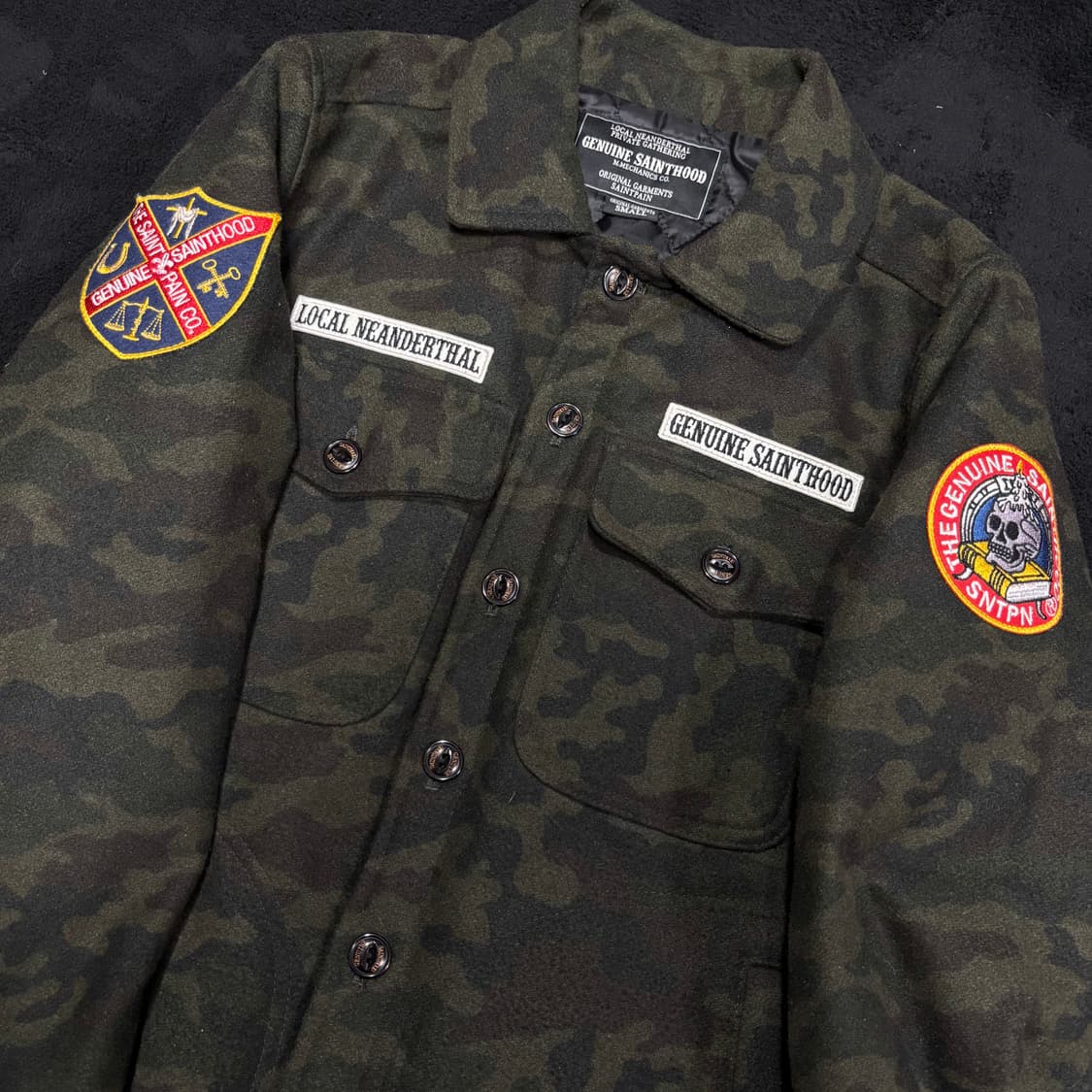 S 세인트페인 밀리터리 카모 울 워크자켓 상품이미지3