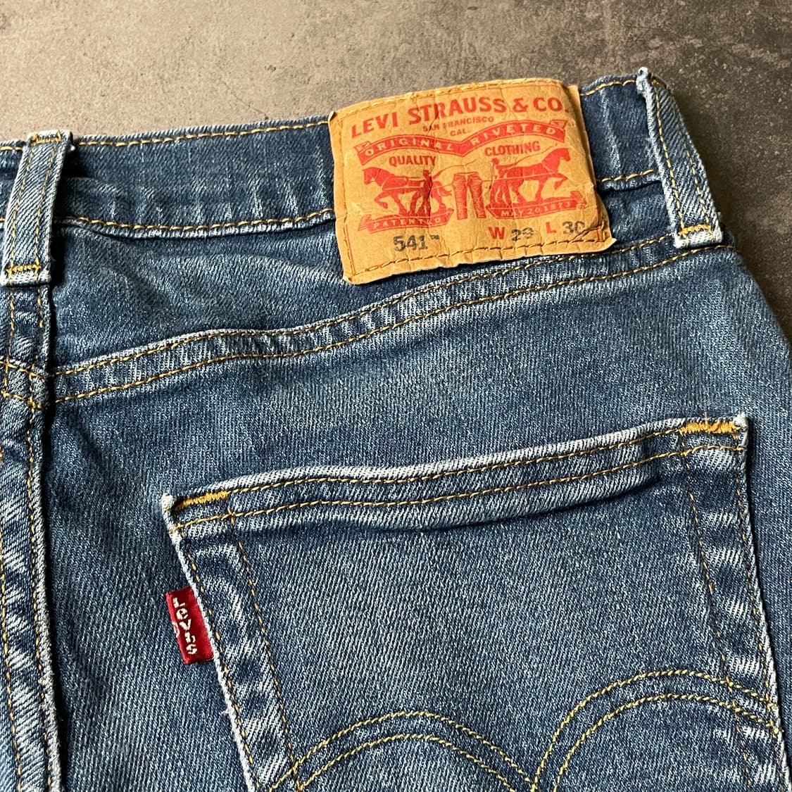 LEVI'S 리바이스541 애슬레틱 테이퍼드핏 데님 코튼팬츠 A00702 상품이미지7