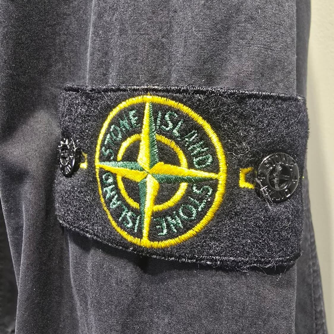 [중고/정품] 스톤 아일랜드 올드 이펙트 투포켓 오버셔츠 XL 상품이미지4