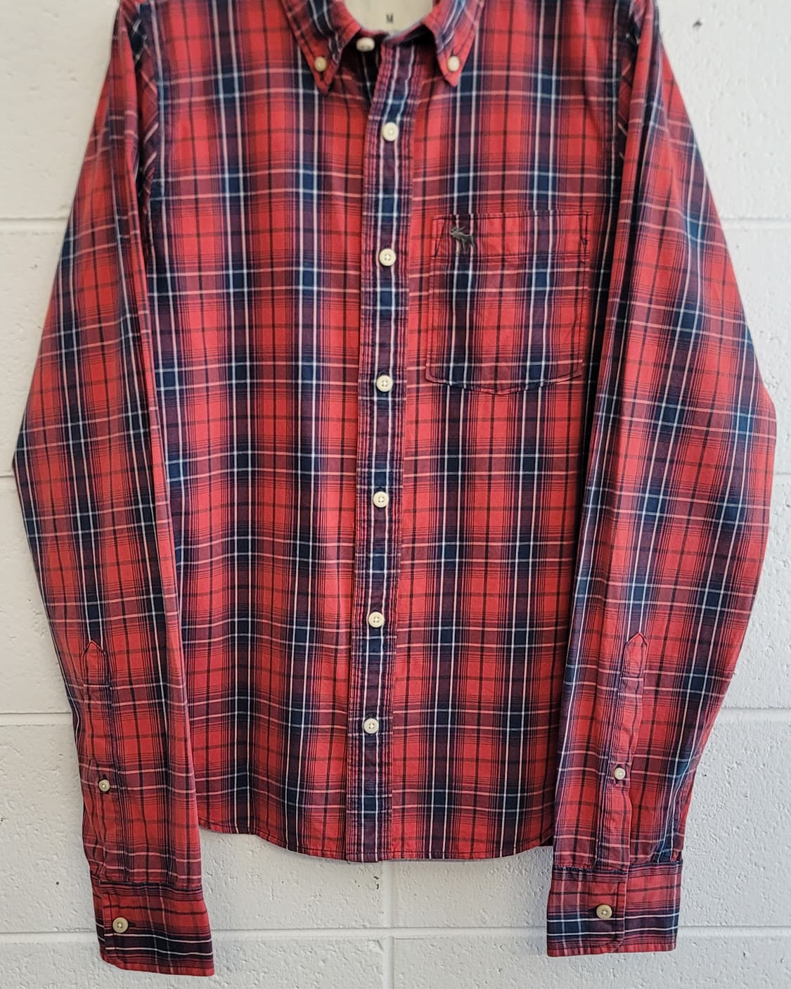 아베크롬비(Abercrombie & Fitch) 체크패턴 셔츠 판매 상품이미지4