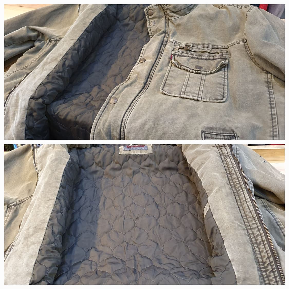 105.리바이스 빈티지 트러커 패딩점퍼 상품이미지8