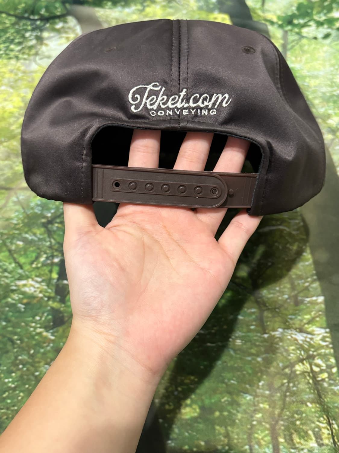 테켓 페리 세틴 캡 다크 브라운 상품이미지3