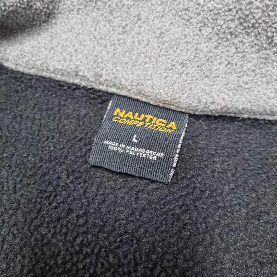 빈티지 NAUTICA 하프집 플리스 블랙 - L 상품이미지10