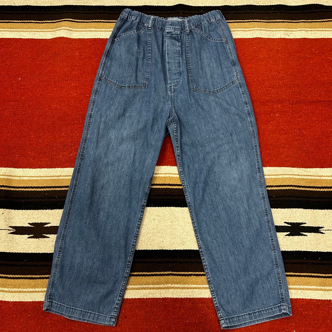 옴니갓 밴딩 데님팬츠  상품이미지1