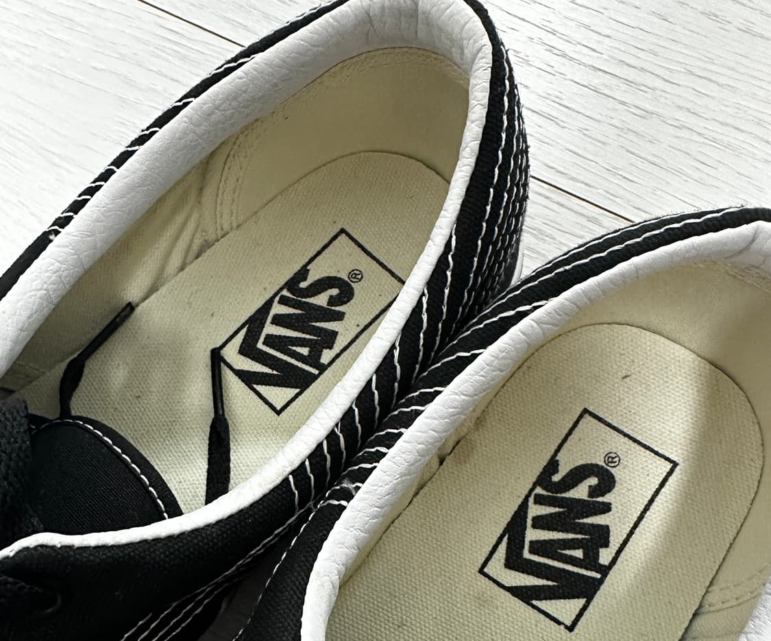 [한번착용] 반스 어센틱 블랙 275mm 상품이미지5