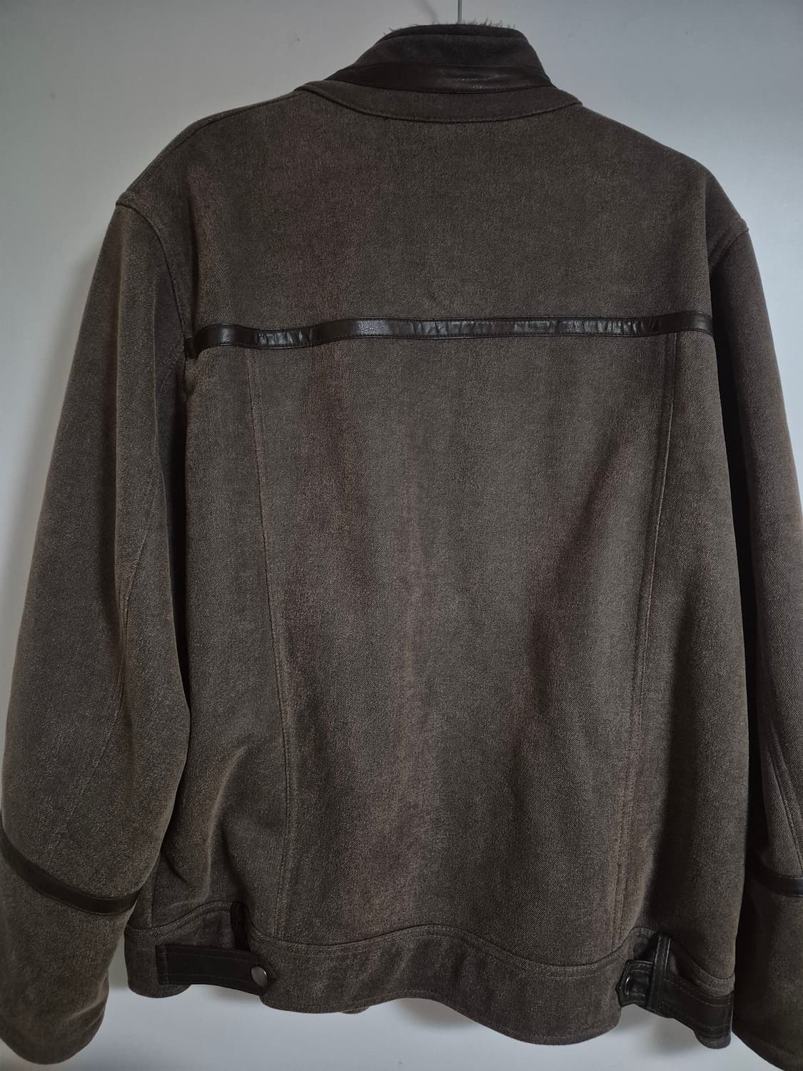 Vintage 스웨이드 가죽 무스탕 자켓 XL 상품이미지2