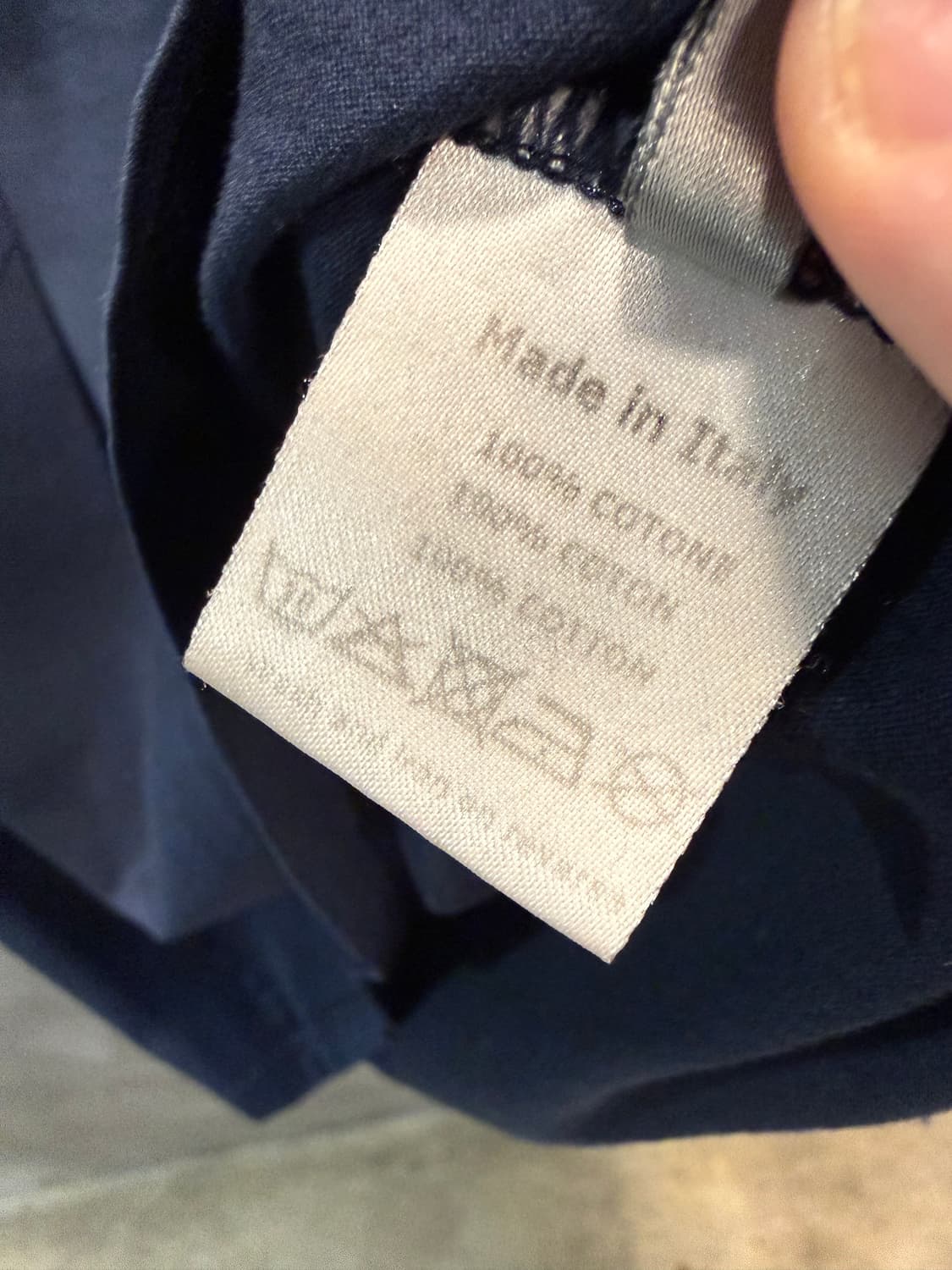 48 디올 DIOR 벌 자수 브이넥 반팔 티셔츠 네이비 상품이미지9