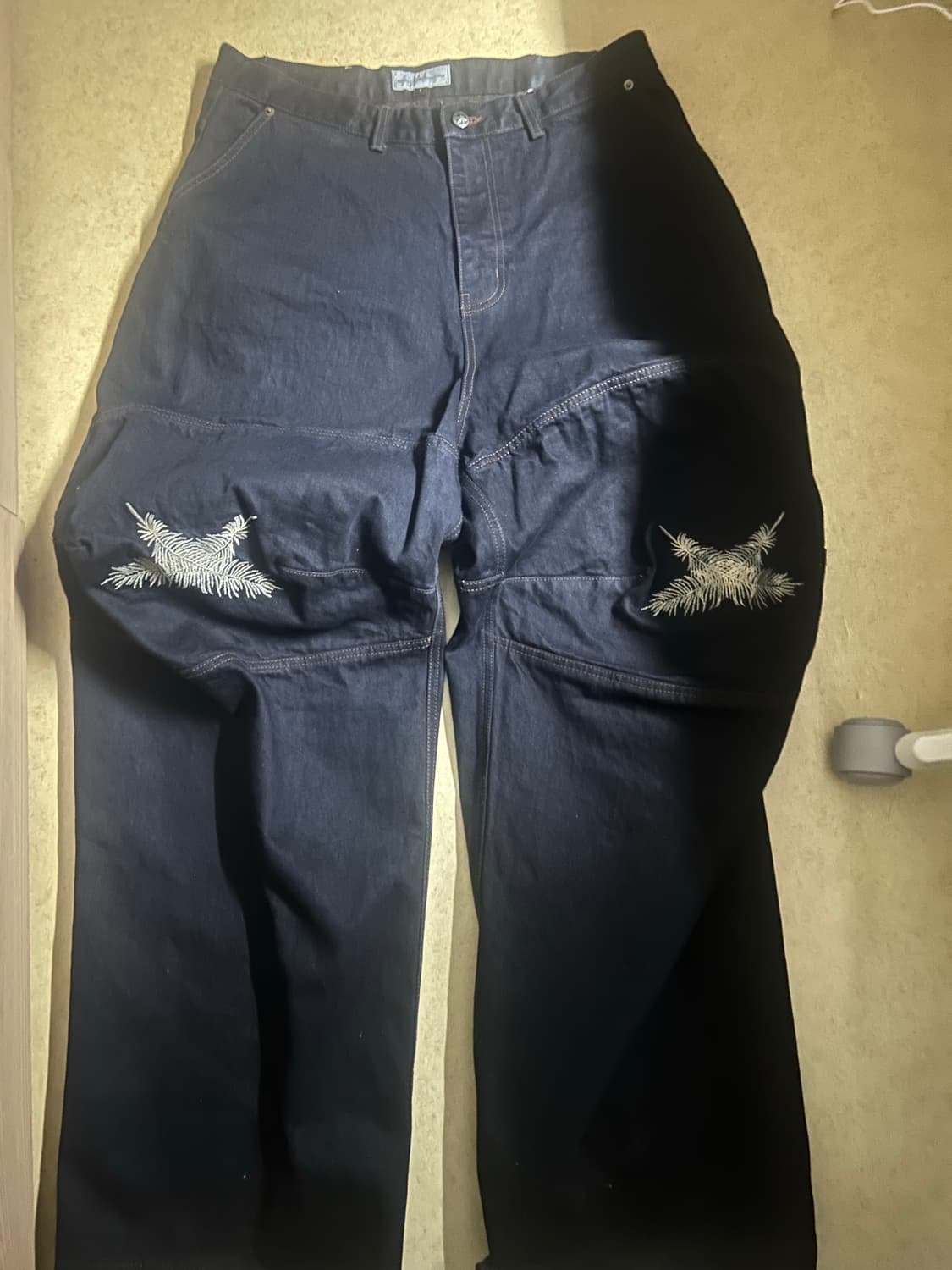 아오이로 오오키 페더 데님팬츠 1사이즈 판매 상품이미지2