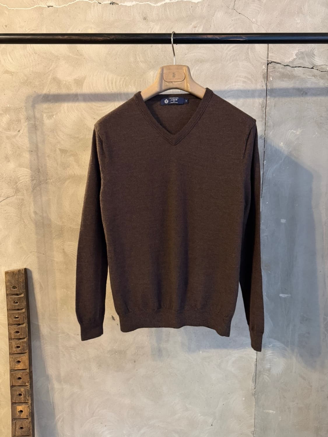 제이크루 램스울 브이넥 니트 남성95 상품이미지9