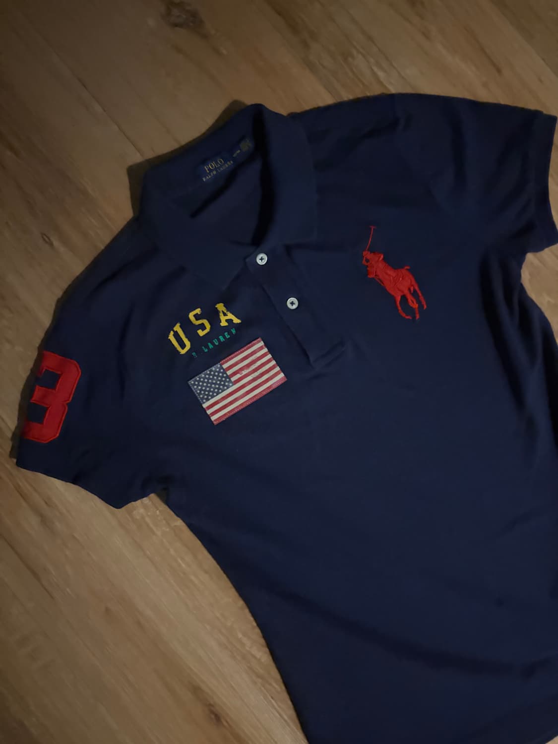 폴로 빅포니 치프키프 성조기 usa 카라티 반팔 상품이미지1