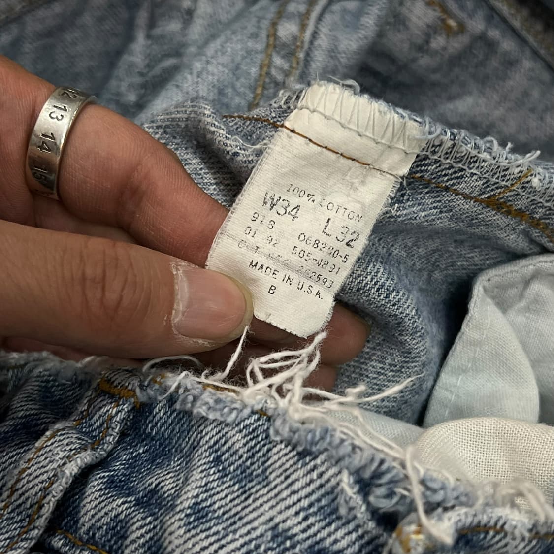  USA 리바이스 505 데님팬츠 y13948 상품이미지9