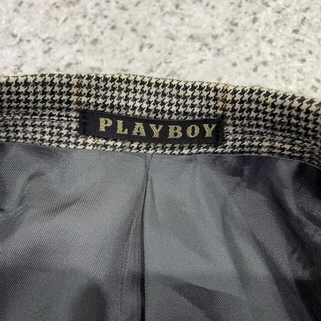 90's 플레이보이 울 블레이저 자켓 (L)  상품이미지4