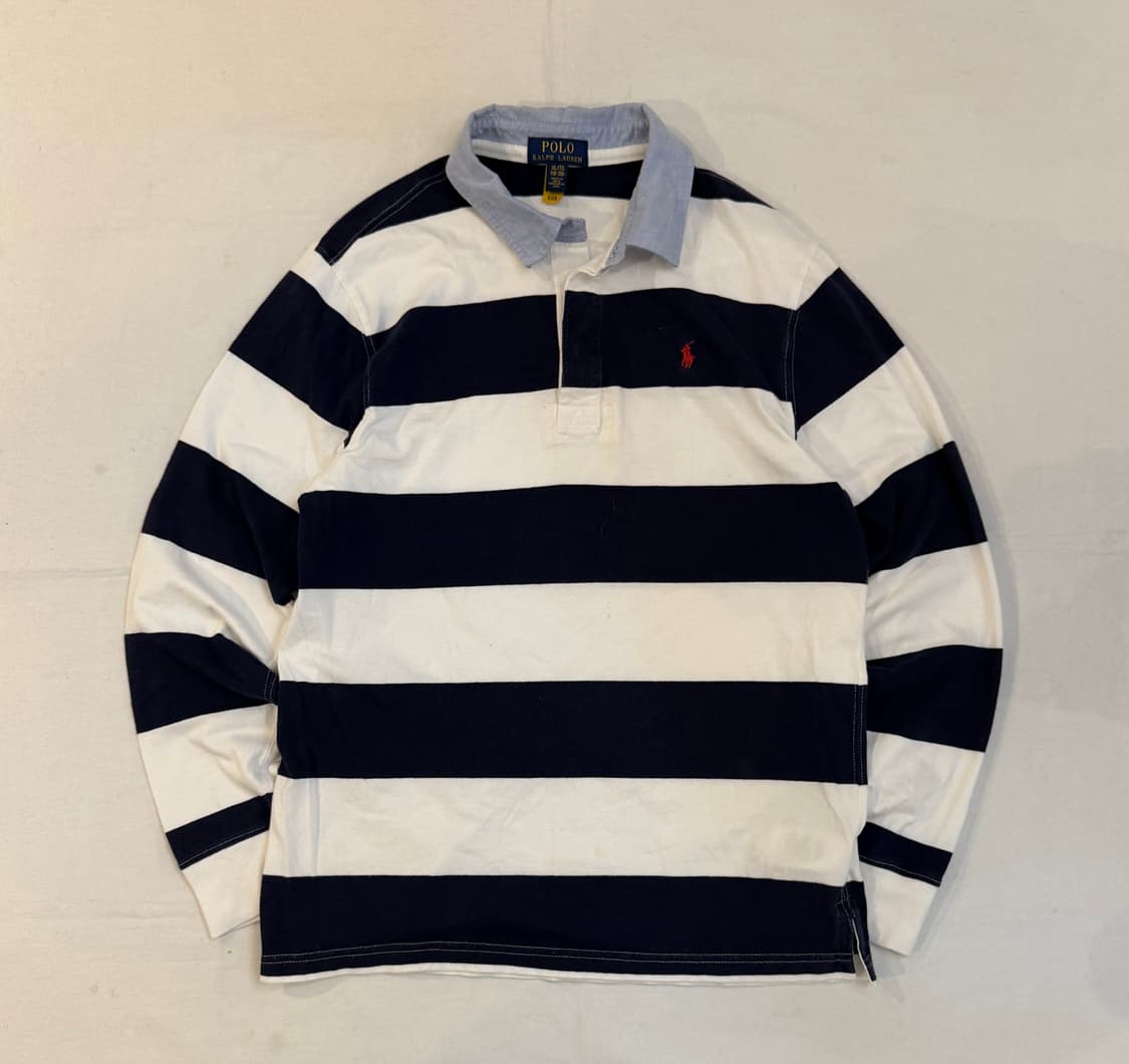 폴로 랄프로렌 스트라이프 롱슬리브 럭비티 상품이미지1
