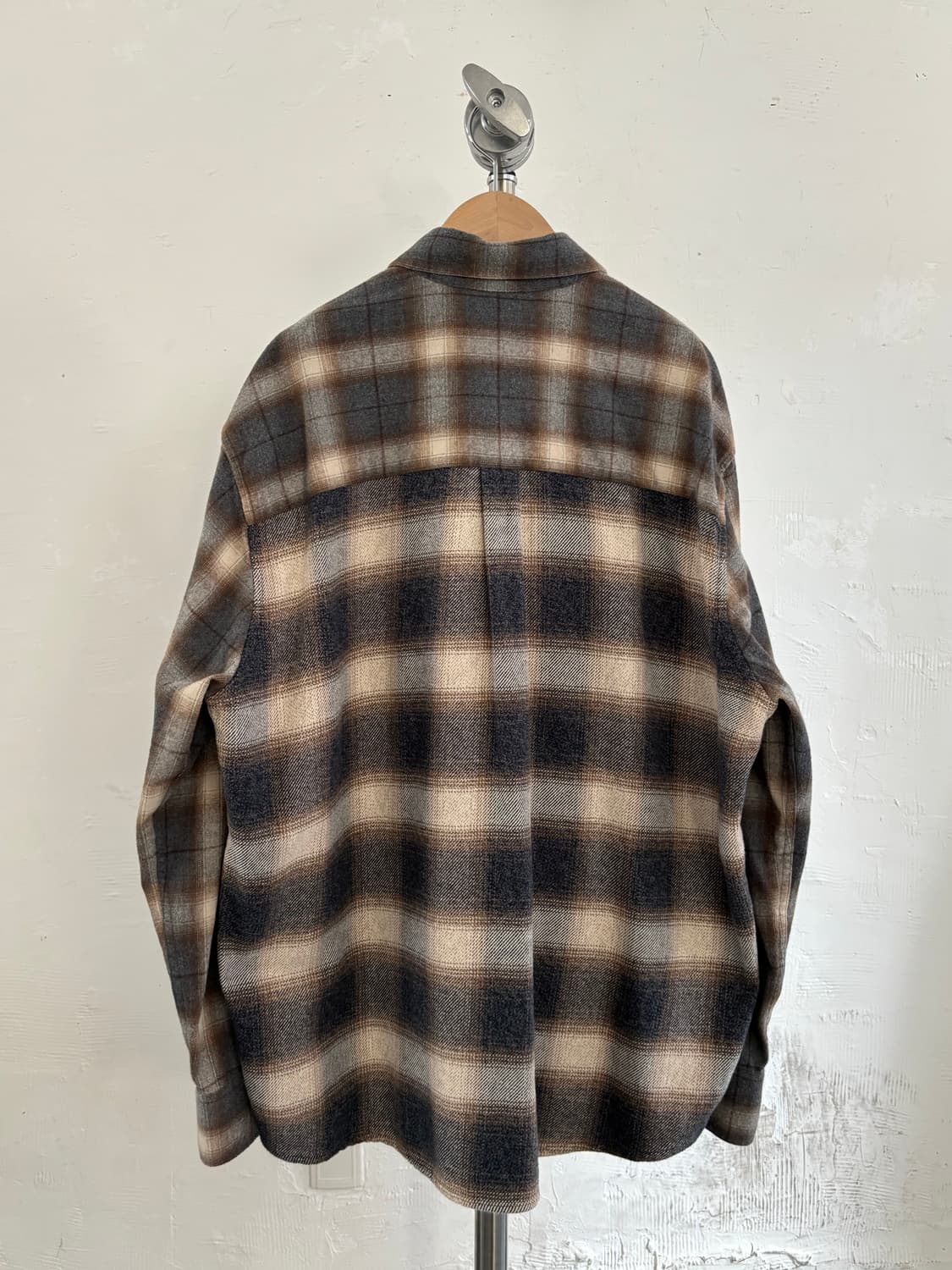 Our Legacy 아워레가시 어보브 플란넬 체크 오버 셔츠 상품이미지5