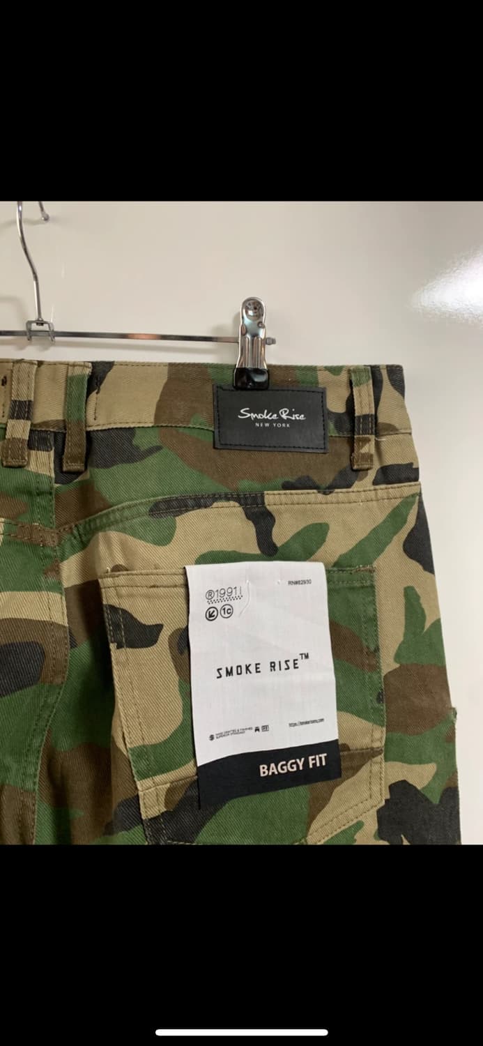 스모크라이즈 포켓 카모 팬츠 34 새제품 상품이미지4