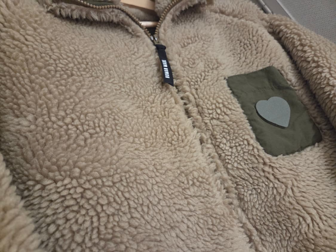 휴먼 메이드 북극곰 플리스 자켓 베이지 L 상품이미지4