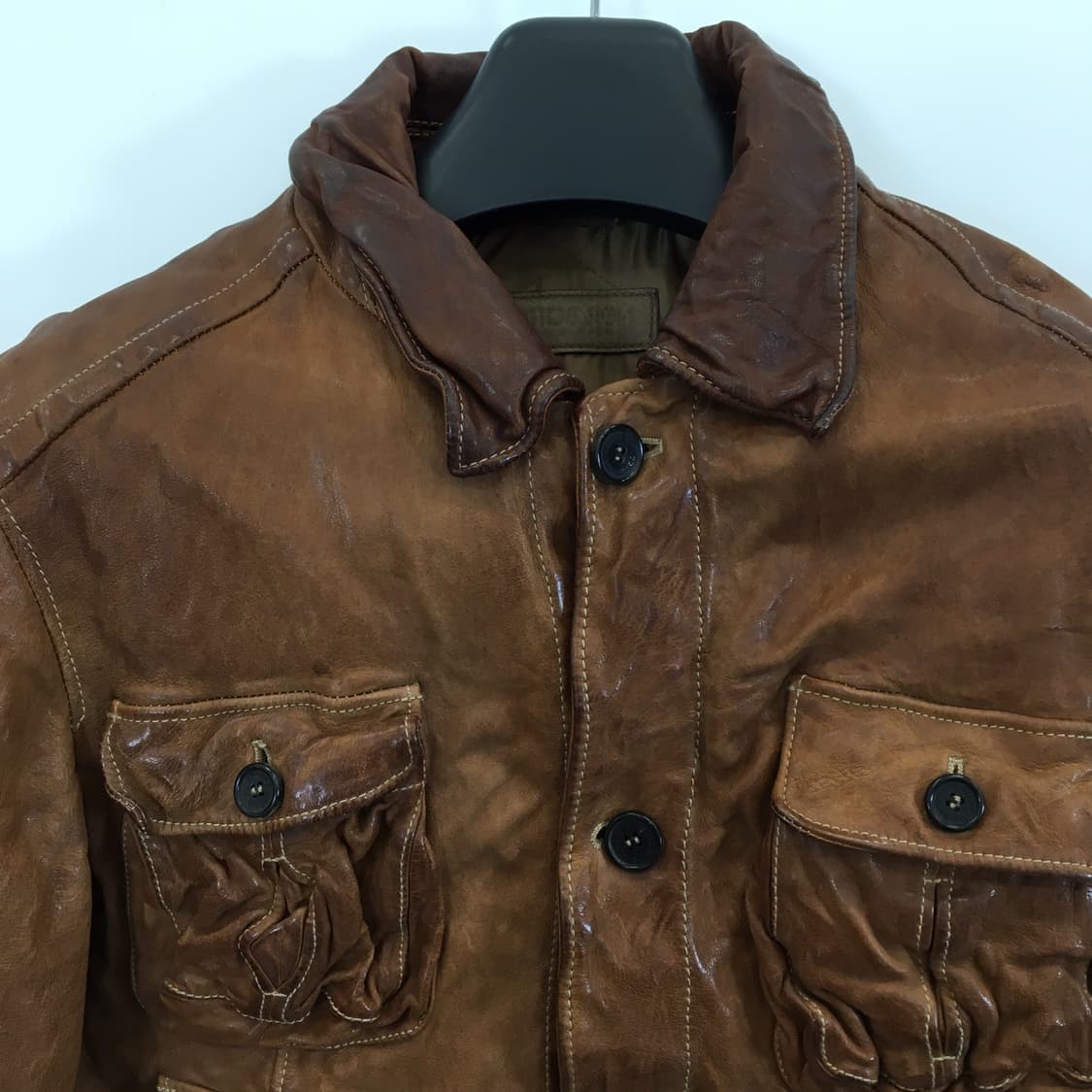 닐바렛 버팔로 쭈글이 자켓 S  상품이미지7