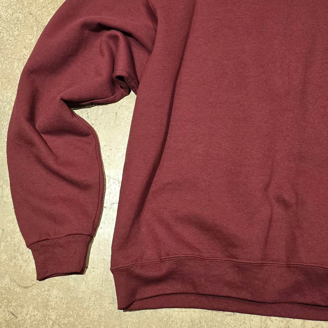 90s JERZEES NuBlend 버건디 스웨트셔츠 상품이미지3