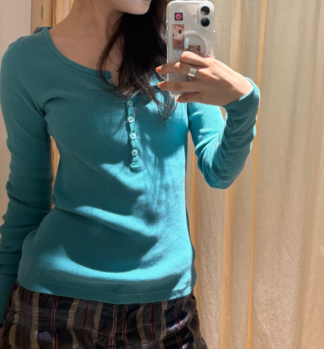 브랜디멜빌 긴팔슬리브 민트 상품이미지1