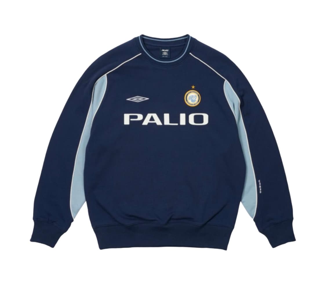 팔라스 x 엄브로 크루넥 네이비블루 상품이미지1