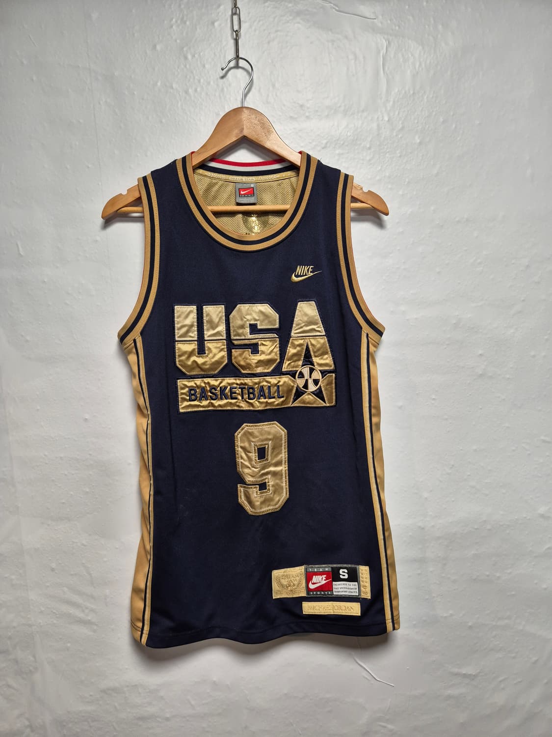 *무료배송*나이키 마이클 조던 USA 농구 저지 S사이즈(상태A급) 상품이미지1