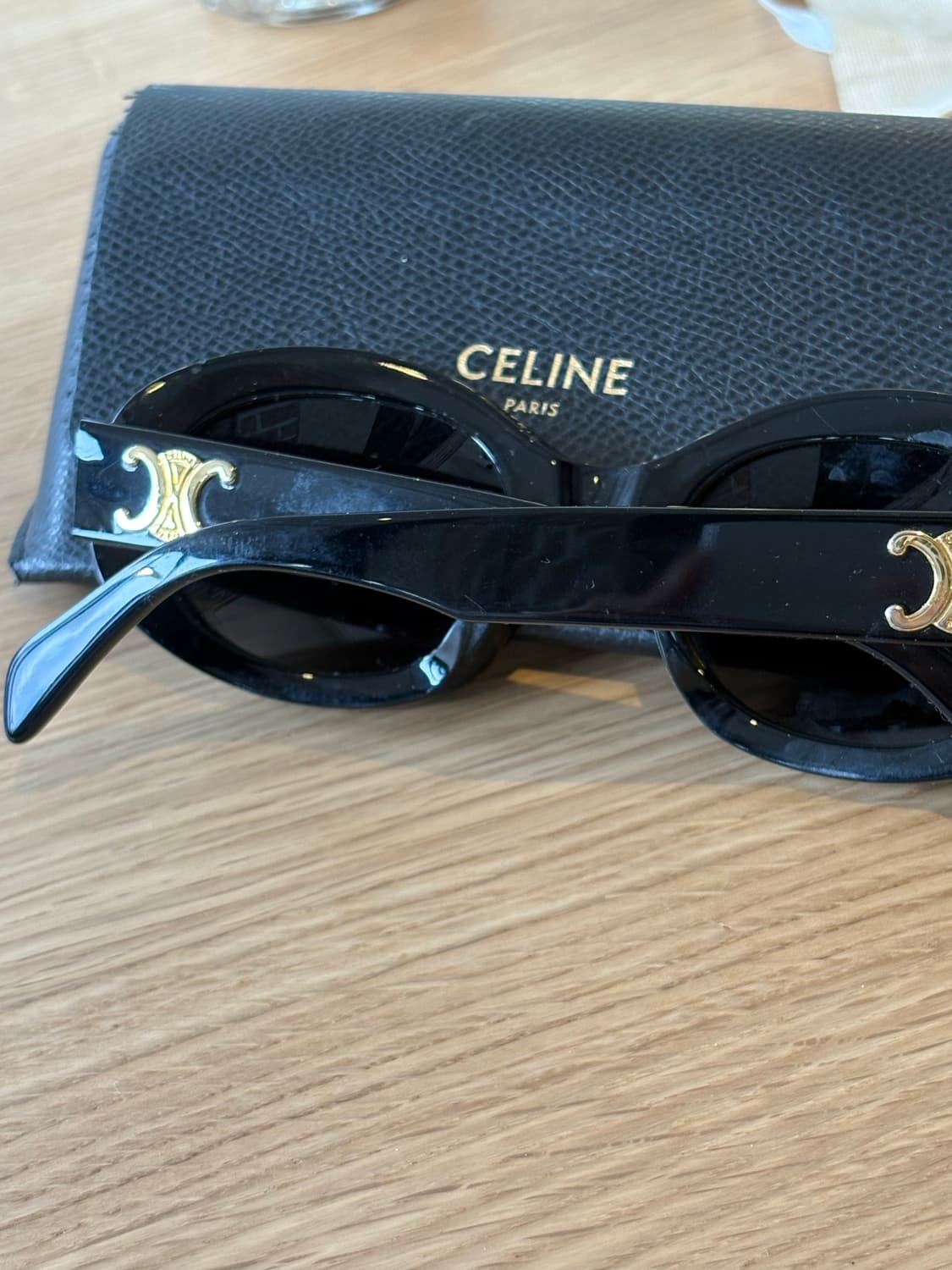 셀린 트리옹프 아세테이트 선글라스01 블랙 상품이미지5