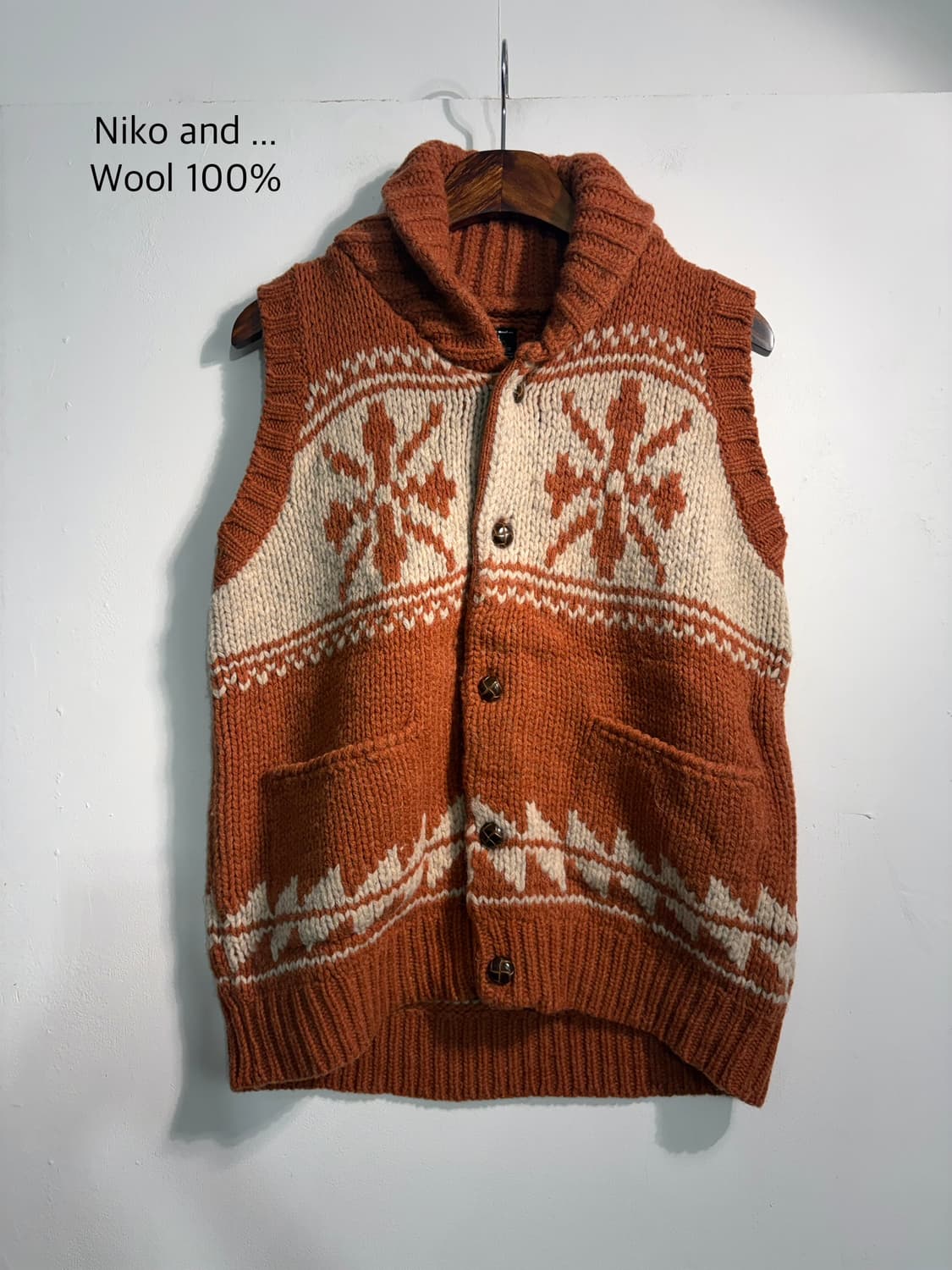 [M] niko and 니코앤드 헤비울 100% 숄칼라 베스트 상품이미지3