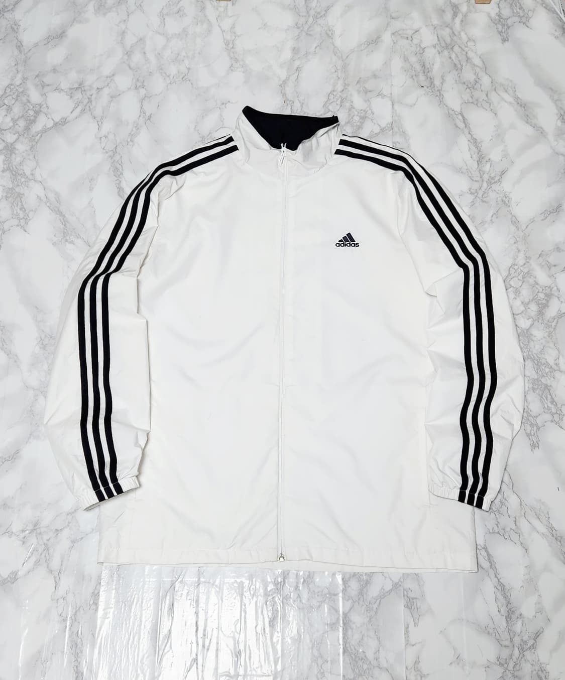 아디다스 삼선 흰검 바람막이 자켓 상품이미지4