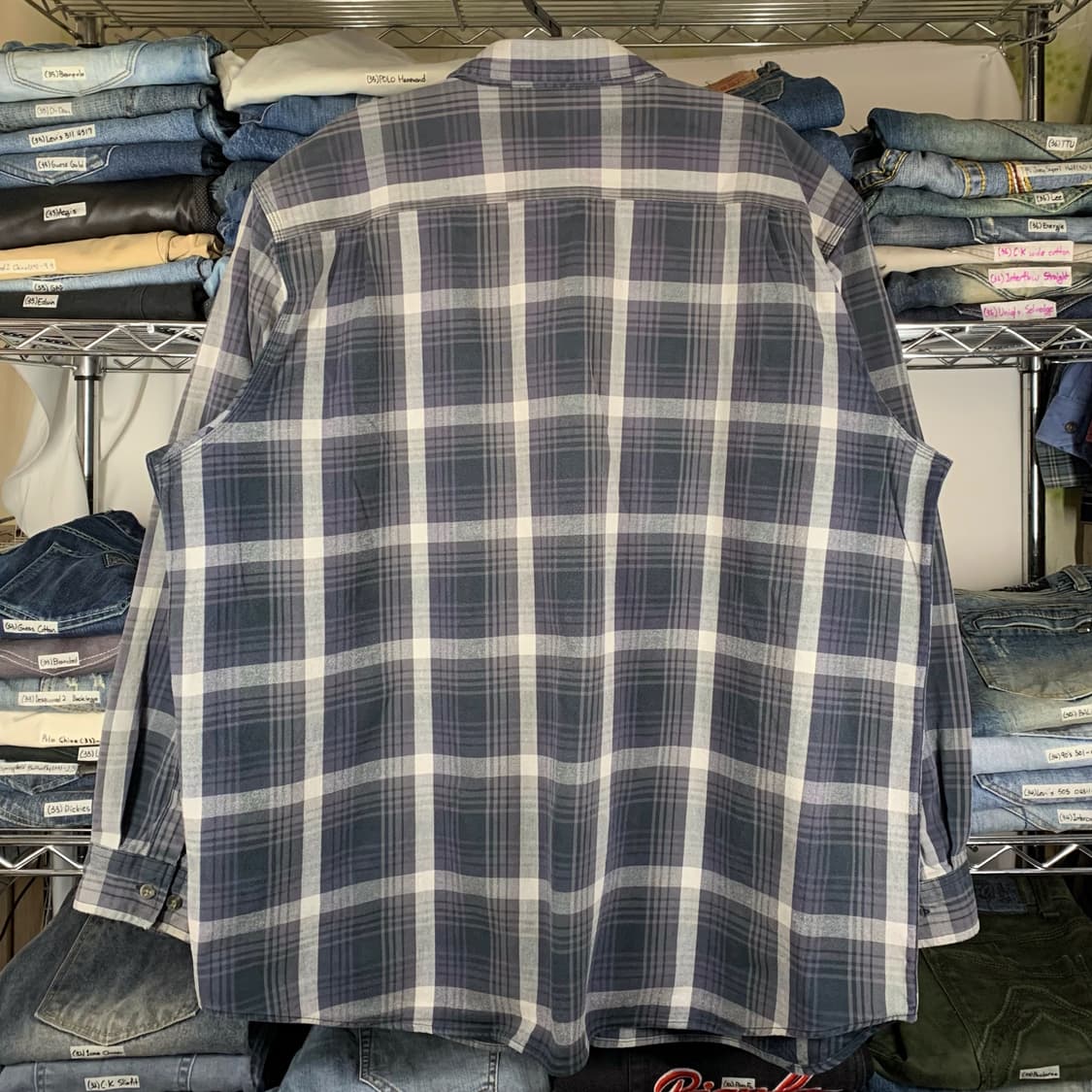 [2XL] 칼하트 오리지널핏 헤비코튼 타탄체크 워크셔츠 상품이미지3