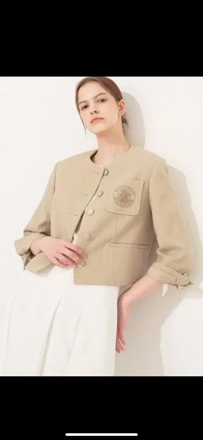 한섬 타임 포켓 트위드 자켓 s 상품이미지1