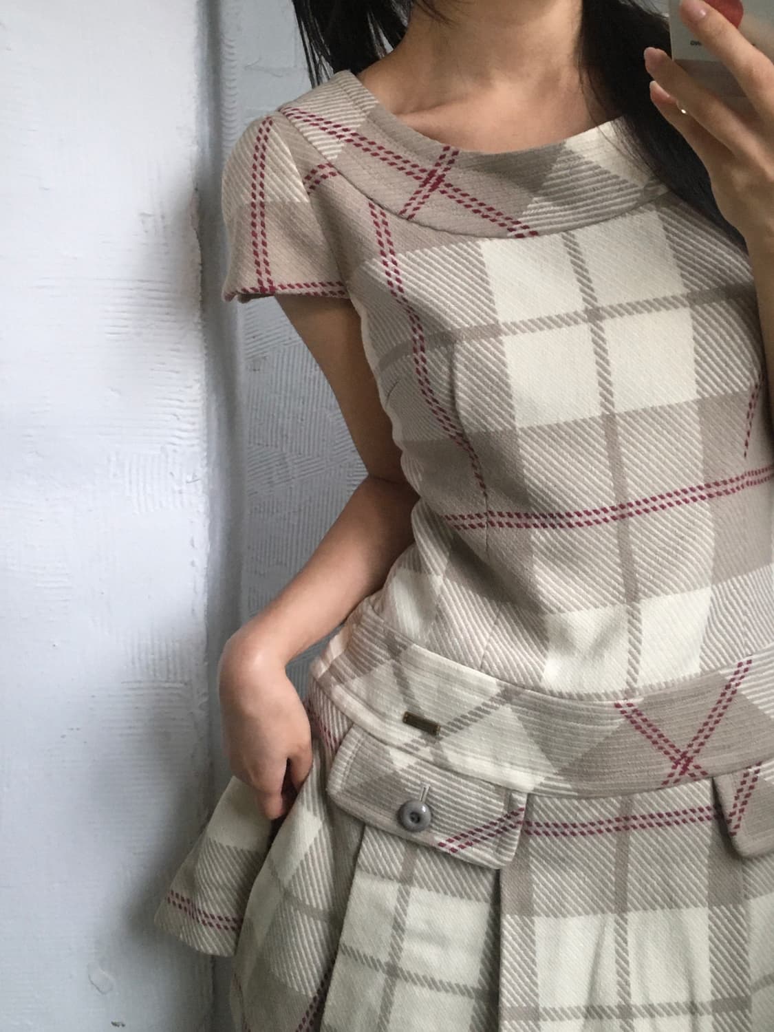 Burberry 버버리 니트 플리츠 원피스 상품이미지3