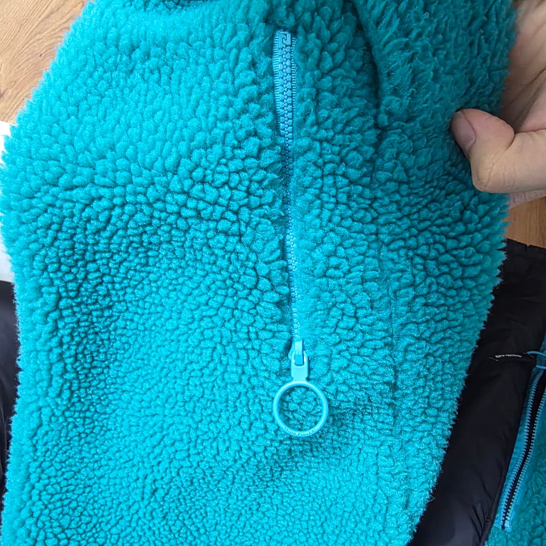 오프화이트 오버사이즈 플리스 자켓 상품이미지7