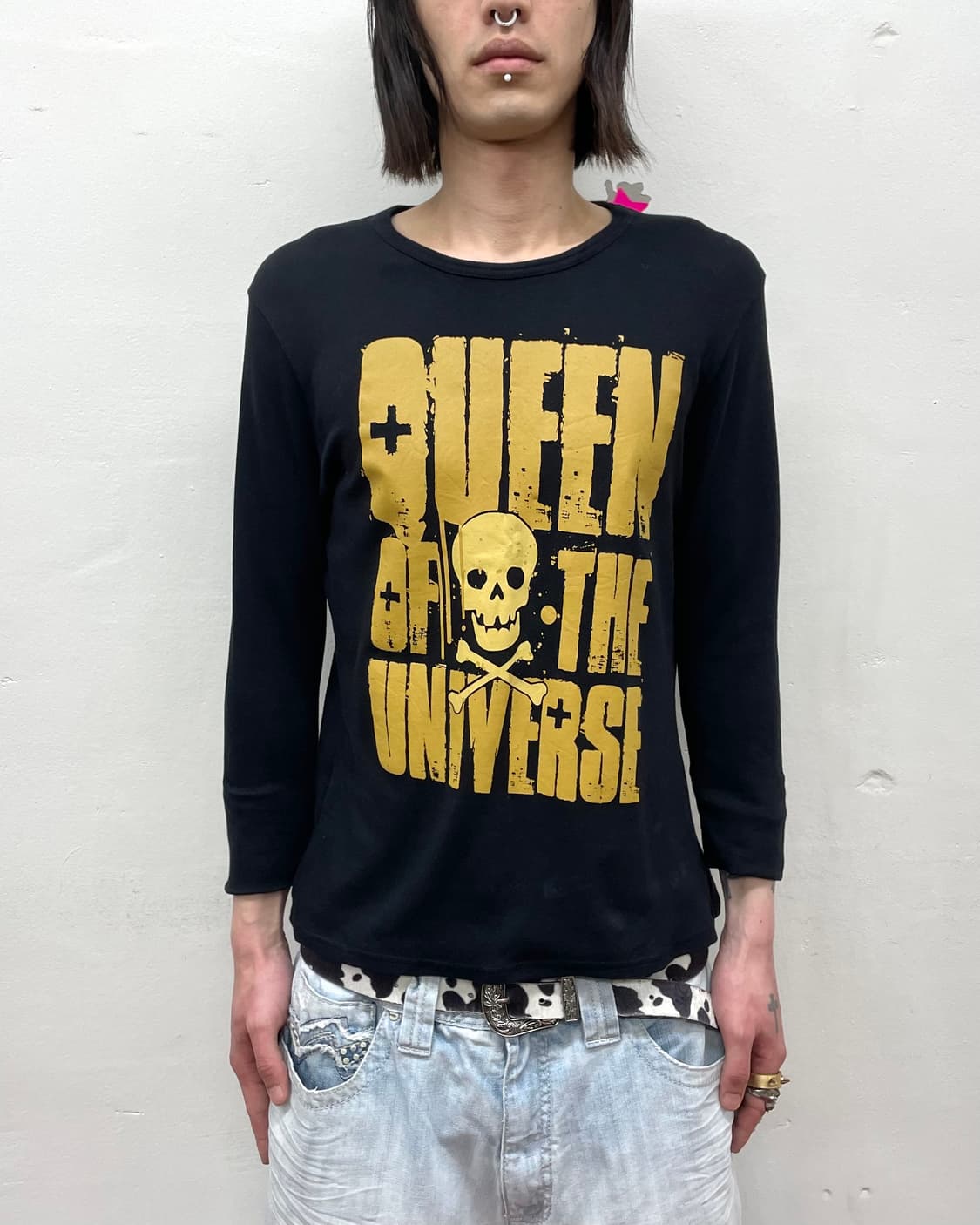 skull gold half sleeve 상품이미지1