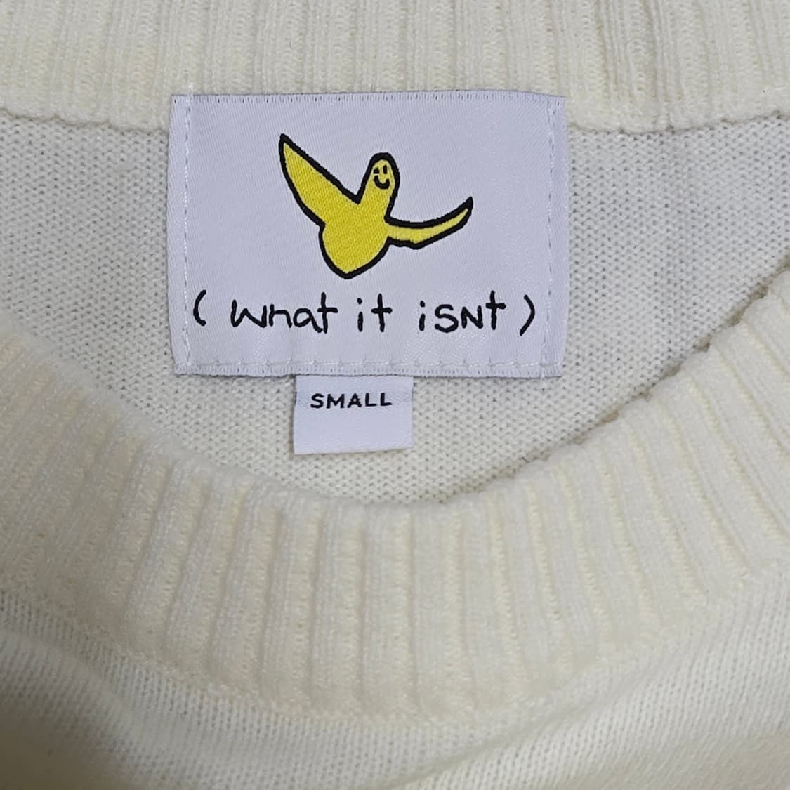 마크곤잘레스 와릿이즌 빅엔젤 크루넥 니트 아이보리(S사이즈) 상품이미지3