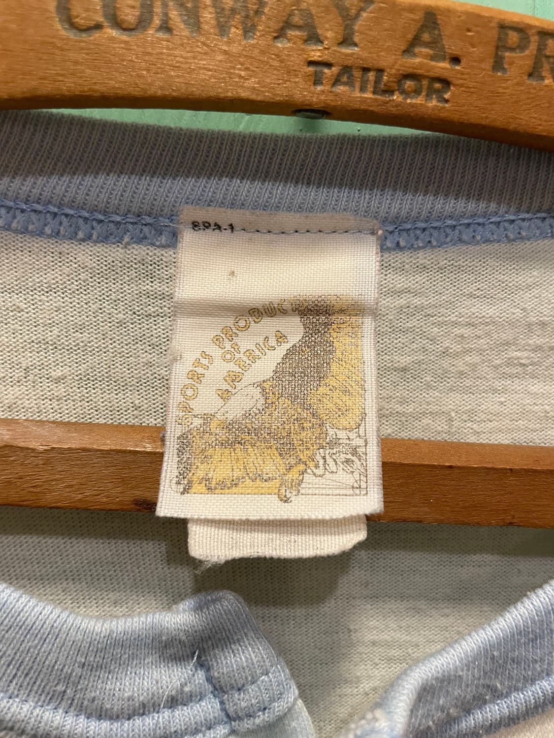 1980’s Vintage Henley Raglan Tee ​ 상품이미지4