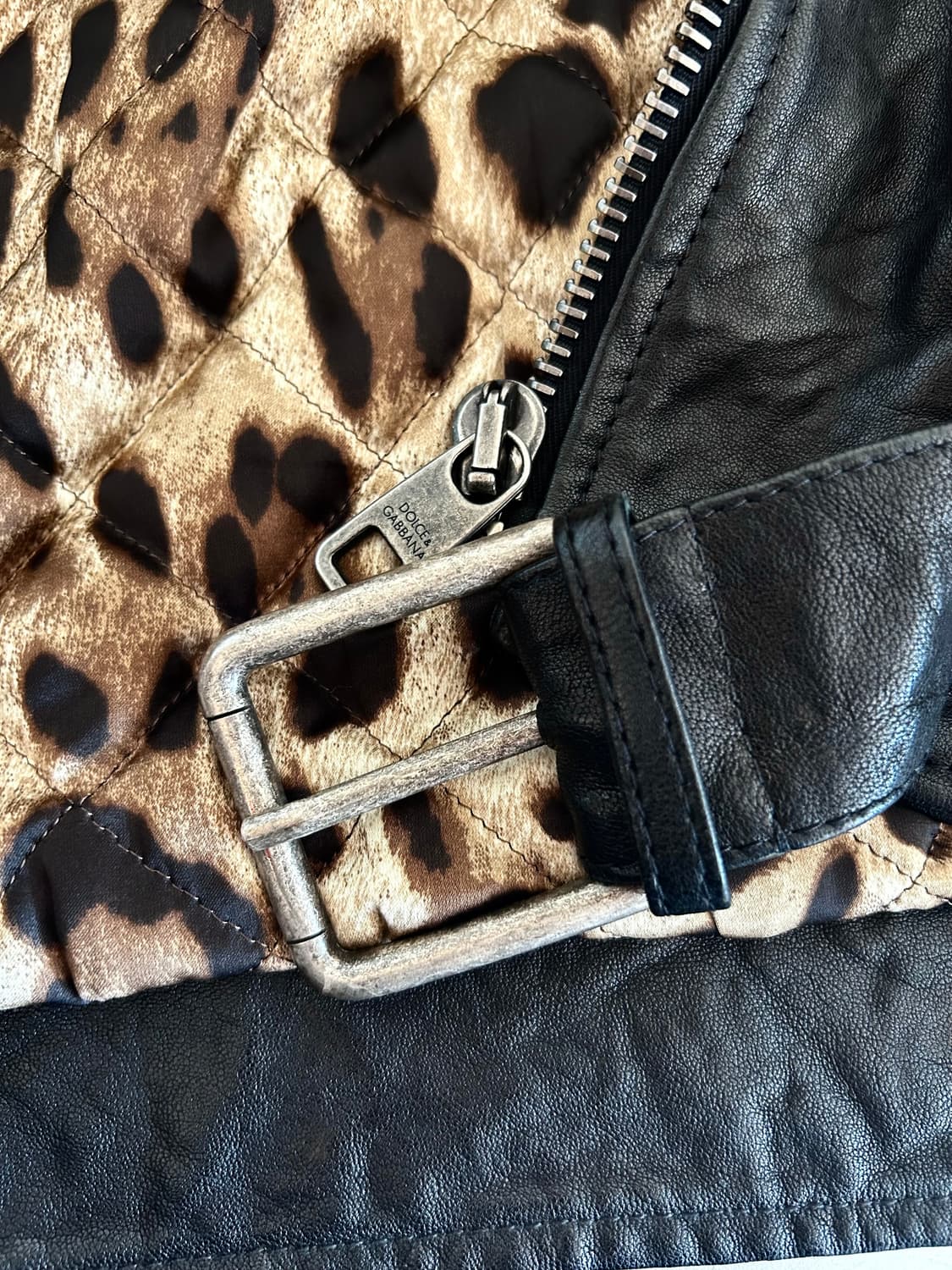 돌체앤가바나 가죽 봄버 자켓 상품이미지9