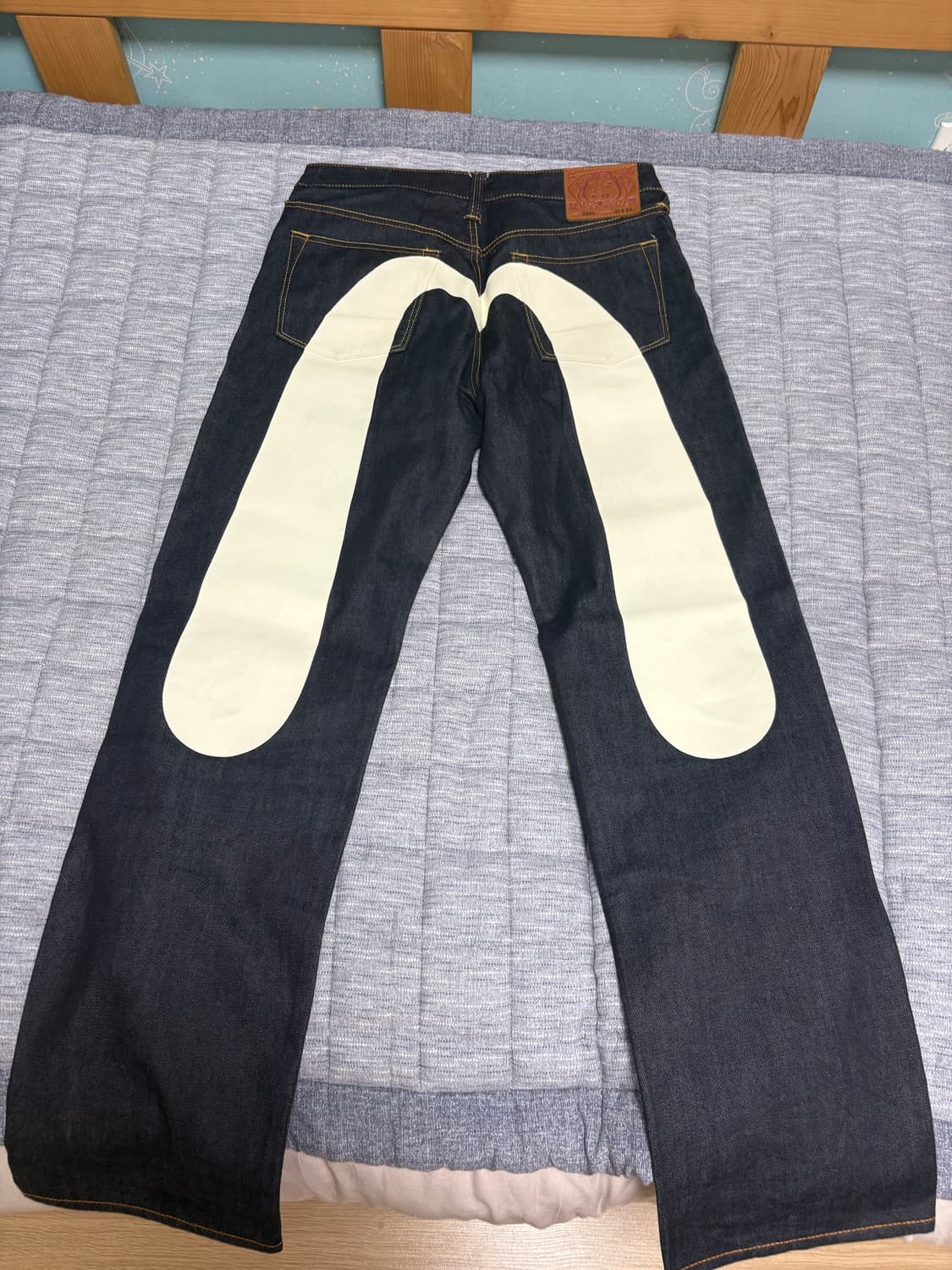 Evisu 다이콕 프린트 배기진 34 상품이미지2