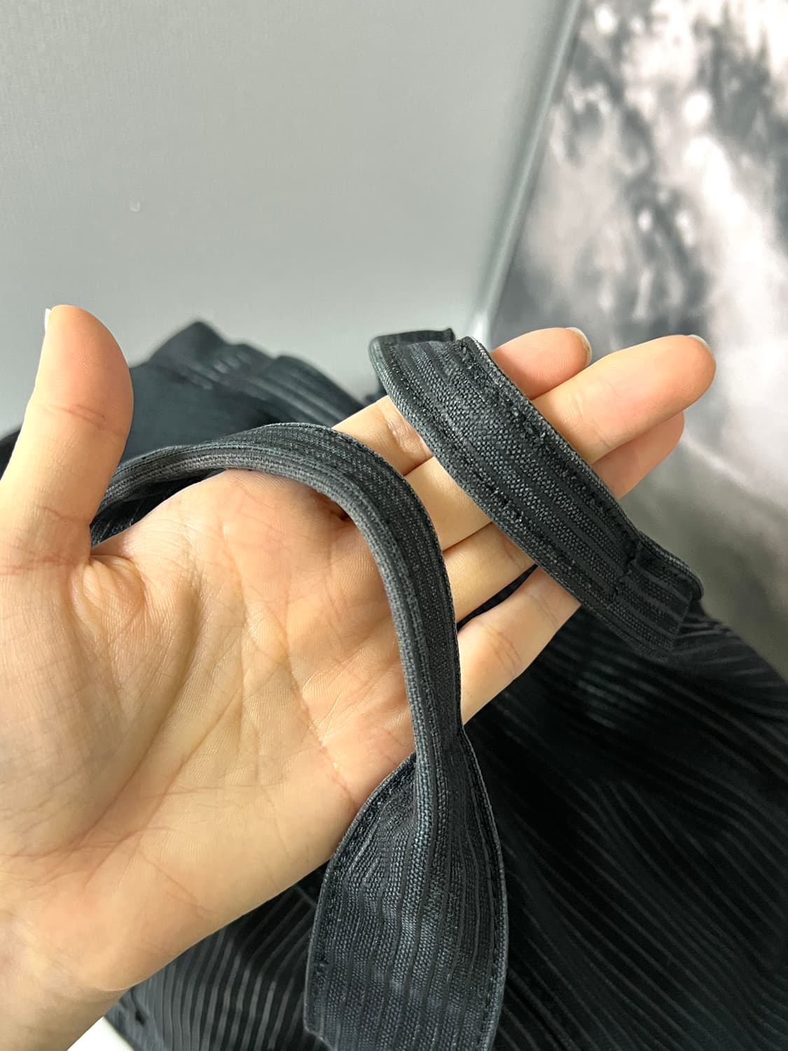 PORTER-TOTE BAG XL (Washed Stripe Black) 상품이미지5