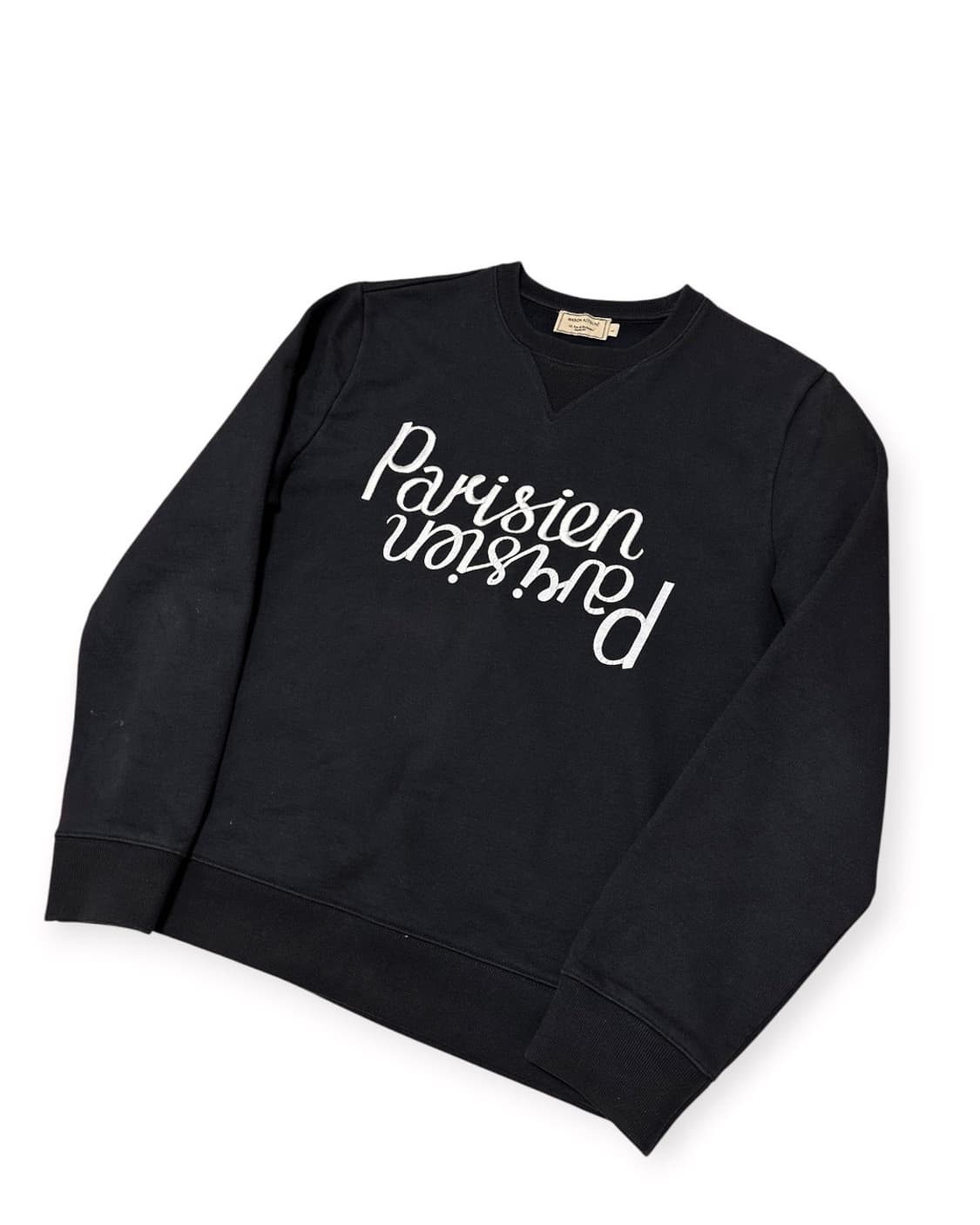 메종키츠네 파리지앵 블랙 맨투맨 상품이미지2