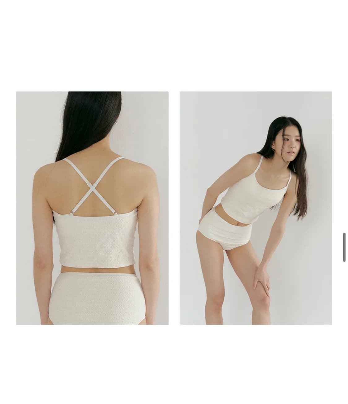 링서울 레이스 스윔세트 크림 s 상품이미지7