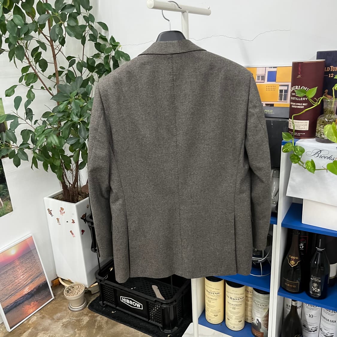 수트서플라이 까노니코 2버튼 울 블레이져 54 상품이미지4