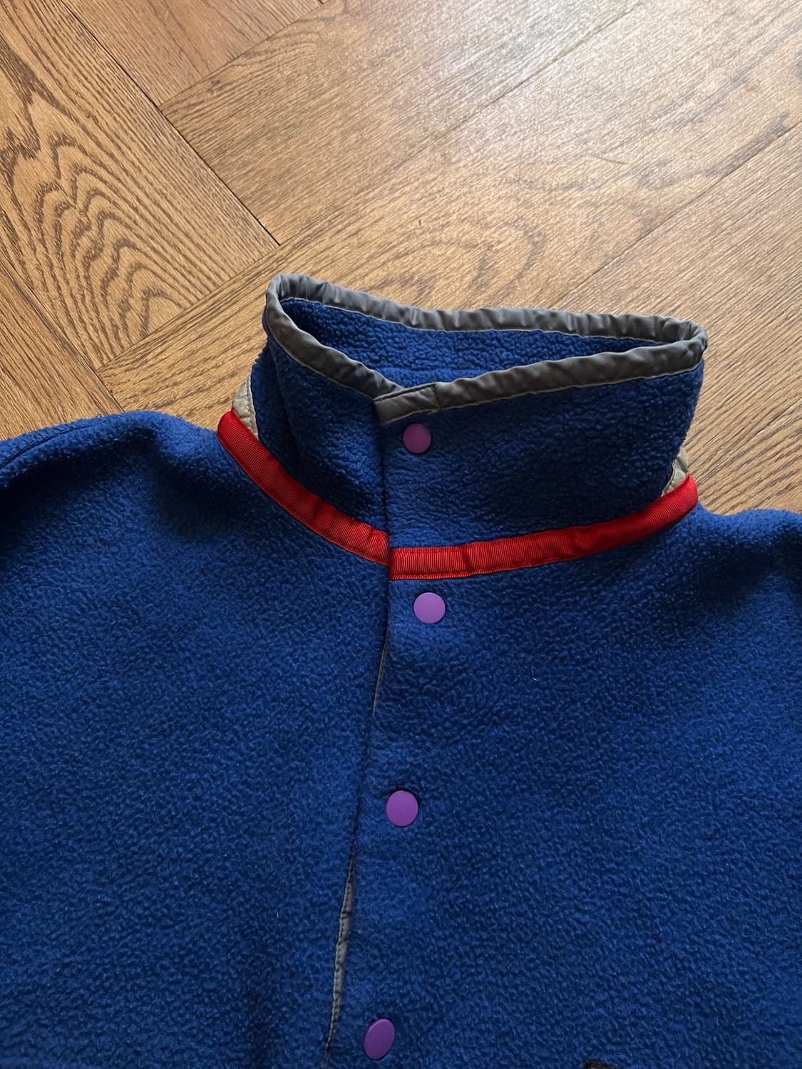 [Kids XL]90's 파타고니아 신칠라 블루 아노락 플리스 상품이미지3