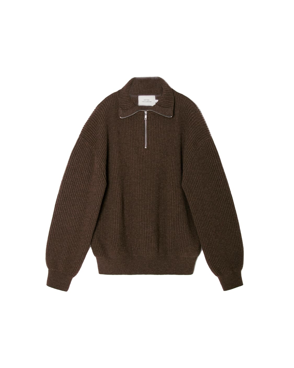 마티스더큐레이터 풀 니트집업 상품이미지1