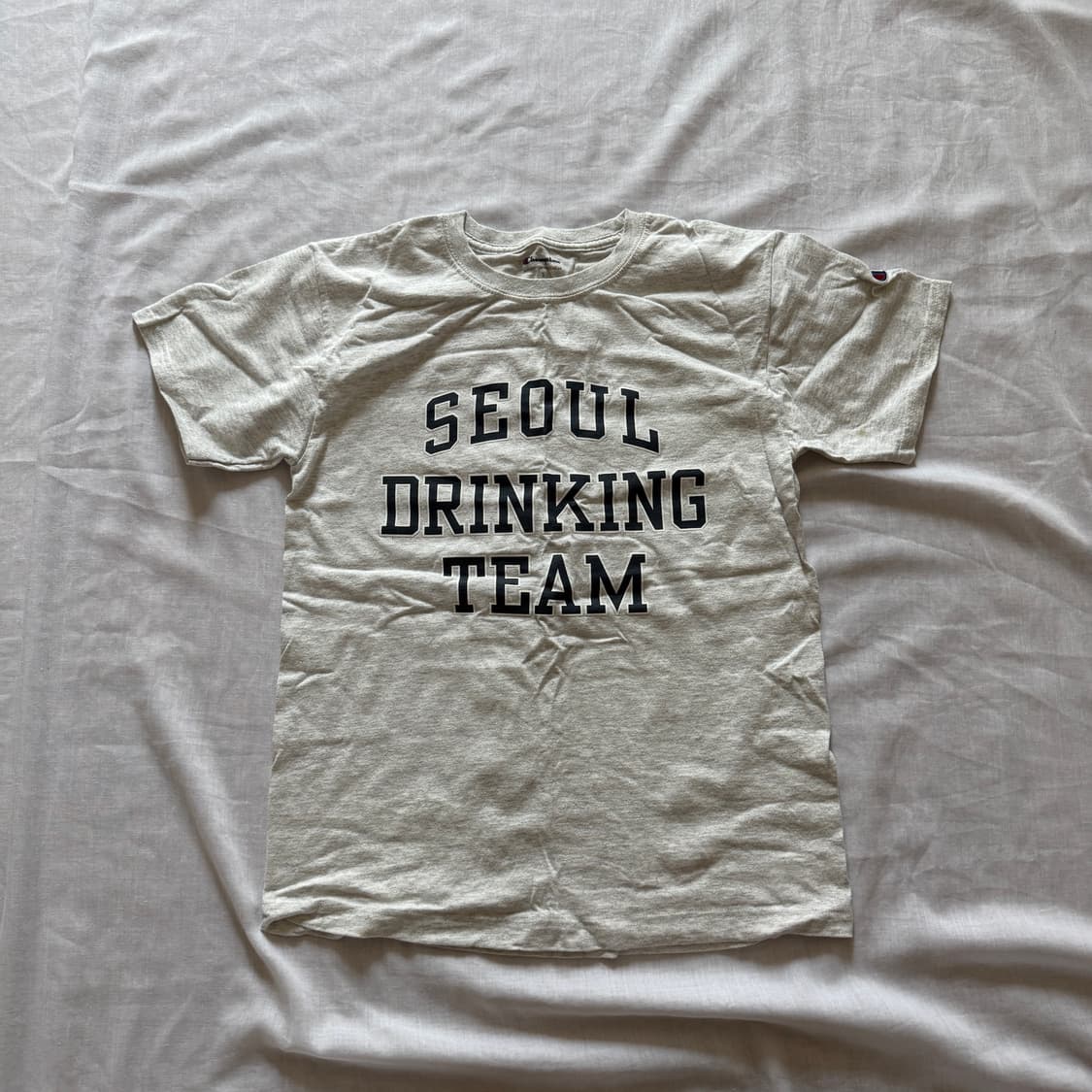 서울드링킹팀 멜란지그레이 티셔츠 상품이미지1