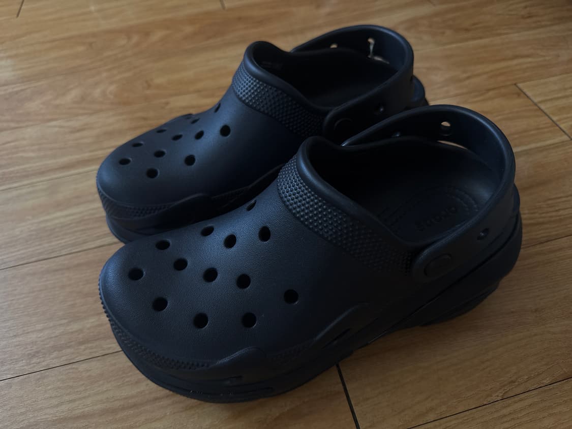 크록스 버블 크러쉬 클로그 bubble crush clog black 상품이미지2