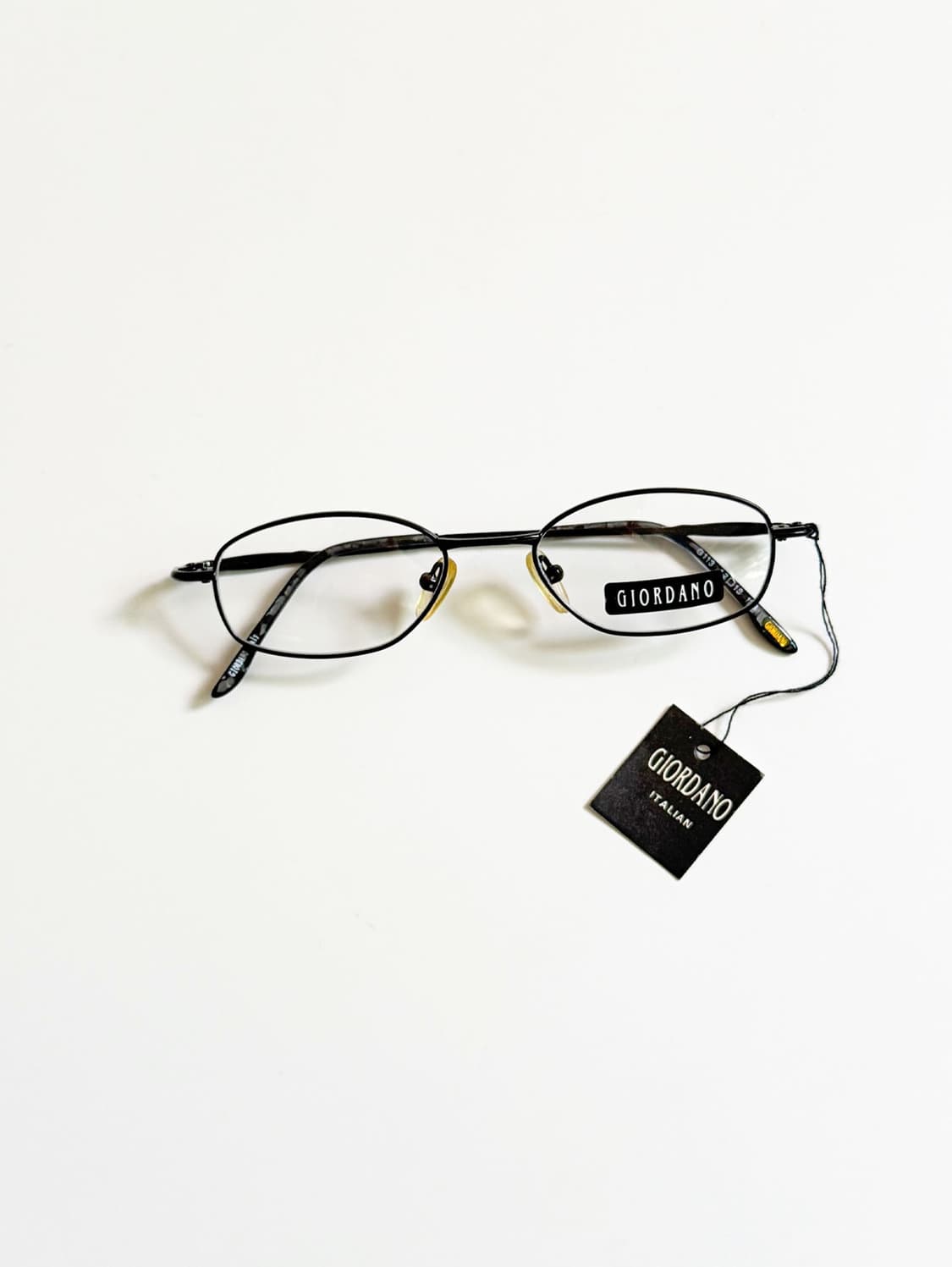 90s GIORDANO 슬림 오벌 메탈 프레임 빈티지 안경 상품이미지1