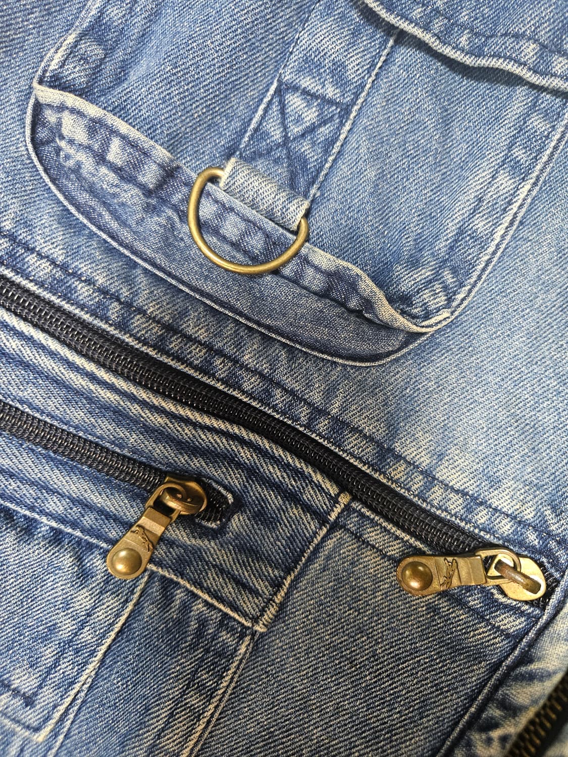 청조끼 데님베스트 상품이미지4