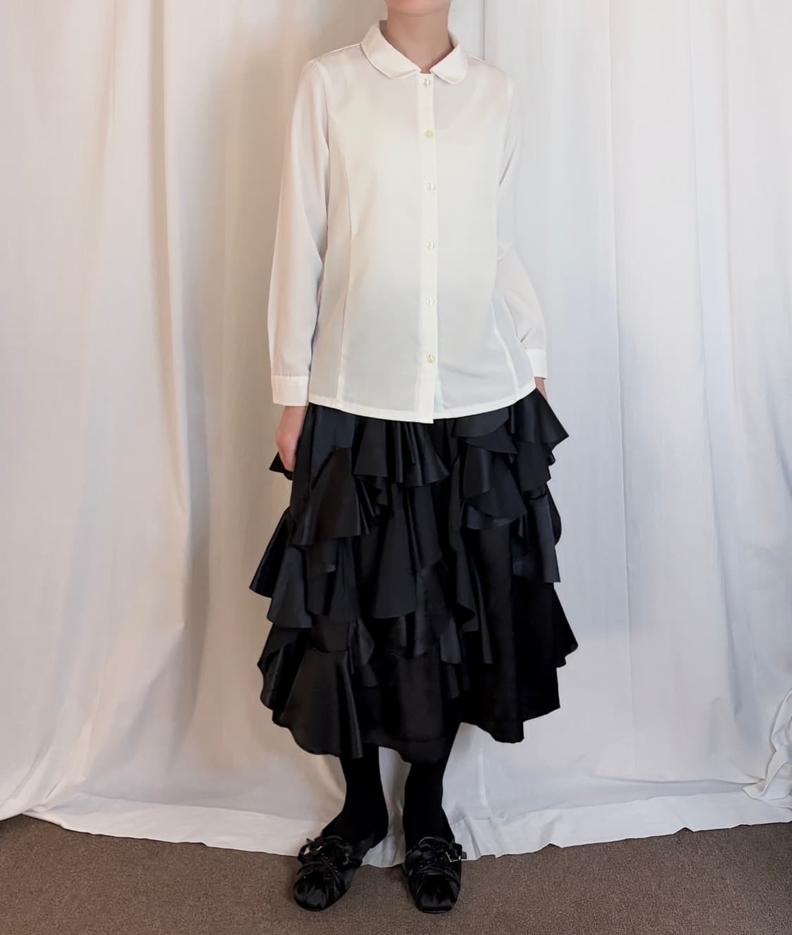 Minimal Blouse - White 상품이미지3