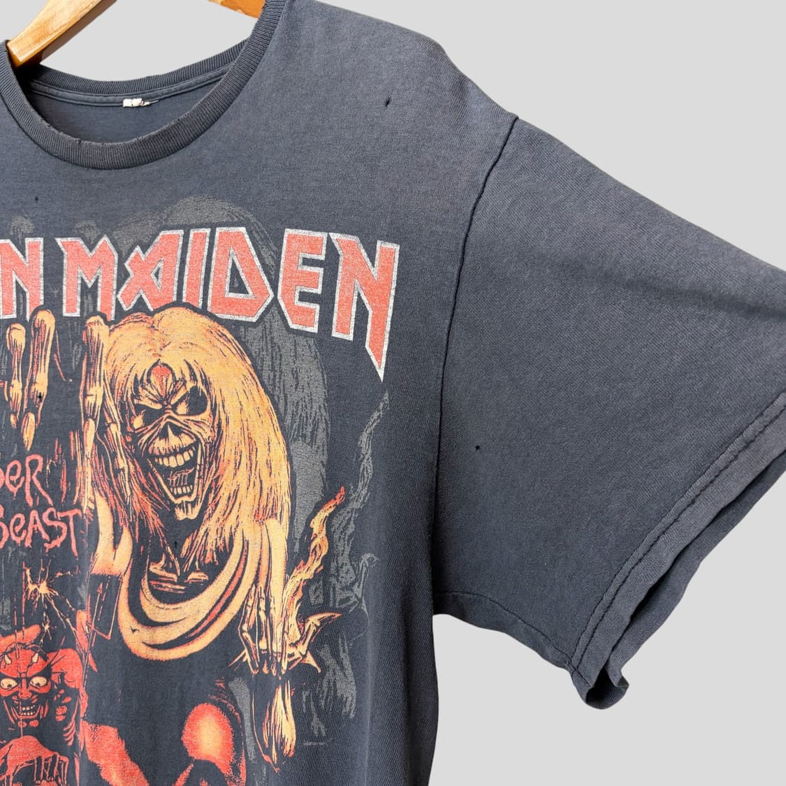 (L)Iron Maiden 아이언메이든 빈티지 밴드 반팔티셔츠 상품이미지4