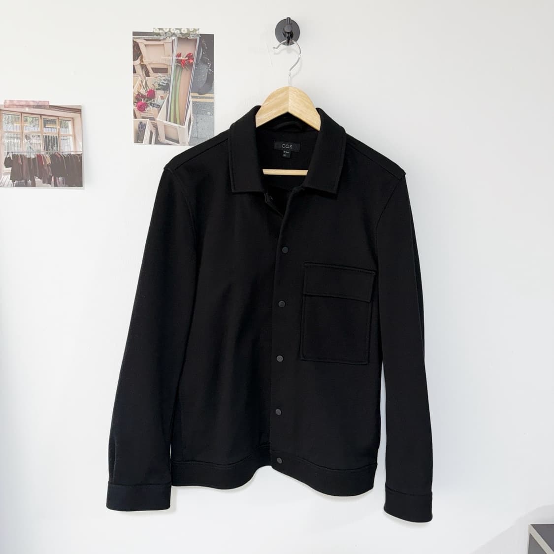 [S] COS 코스 트윌 자켓 블랙 상품이미지1